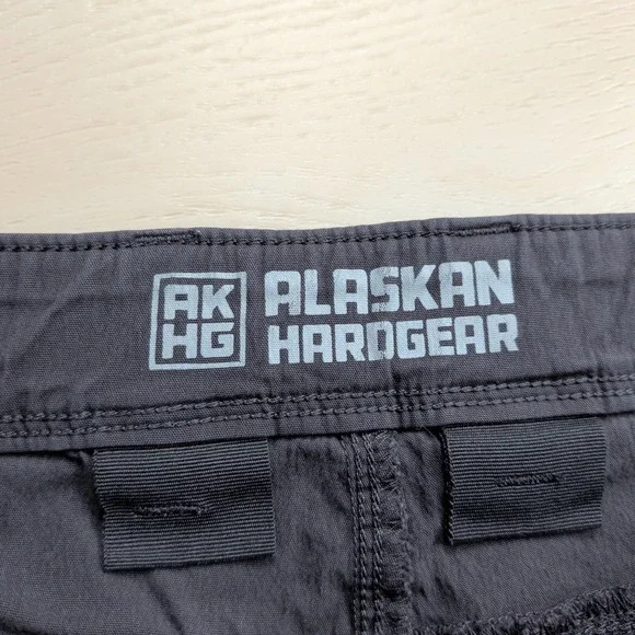 Alaskan Hardgear Free Rein Shorts Mens 34 Standard Fit Stretch Gray Duluth - Picture 2 of 12